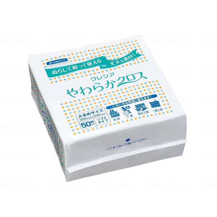 日本製紙クレシア クレシア やわらかクロス 4つ折り/ケース/-(代引不可)【送料無料】