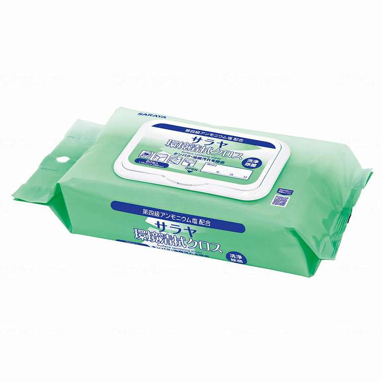 【法人限定】 サラヤ サラヤ環境清拭クロス/ケース/80枚ピロー型(代引不可)【送料無料】|リコメン堂ホームライフ館