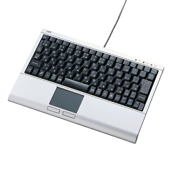 サンワサプライ タッチパッド付キーボード SKB-TP01SVN【送料無料】 (代引不可)｜リコメン堂ホームライフ館
