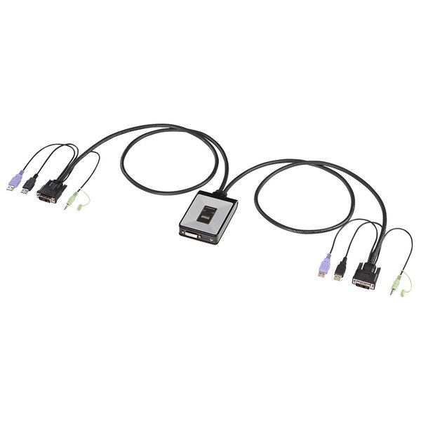 サンワサプライ マイコン自動小銃うつり変わり器(2:1) SW-KVM2DUN【貨物輸送無料】 (代引不可)