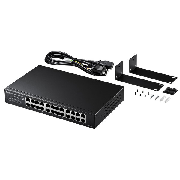 サンワサプライ Giga相応うスイッチングこしき(24界面)繰り返しさがし当てる役立つことつき ローカルエリアネットワーク-GIGAH24L【貨物輸送無料】 (代引不可)