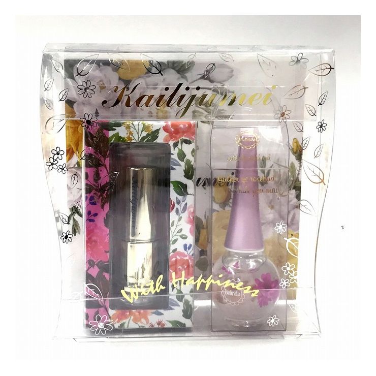 楽天市場 Kailijumei カイリジュメイ ベリンダネイルオイルセット ピンクフラワー サクラ ギフトセット ティントリップ ネイルオイル リコメン堂ホームライフ館