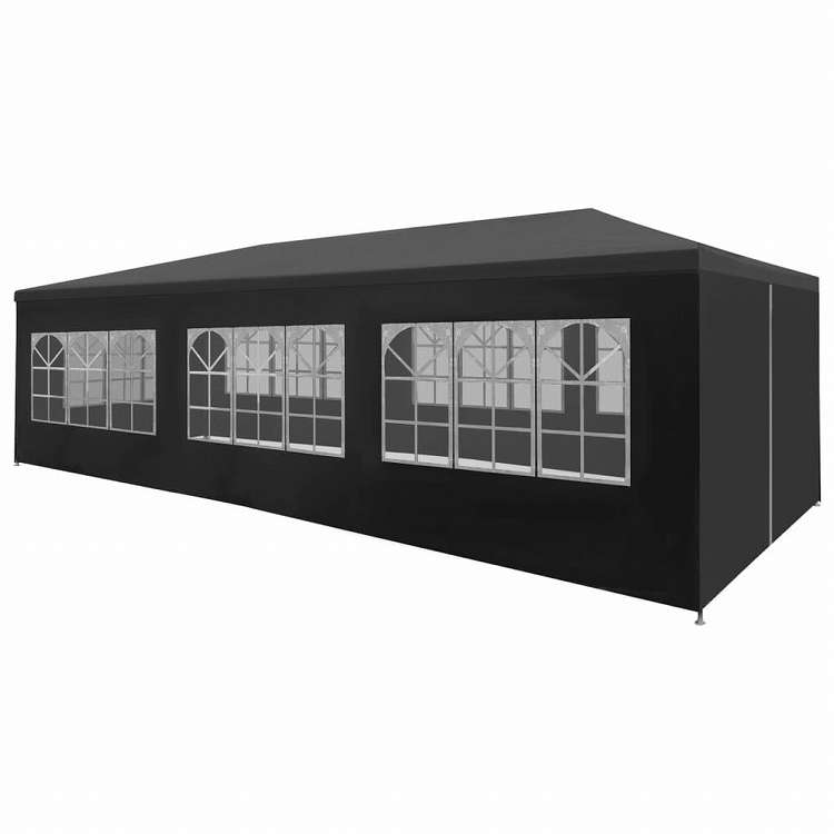 vidaXL パーティーテント 3x9m アントラシートホーム\u0026ガーデン 芝\u0026ガーデン アウトドアリビング アウトドアストラクチャー キャノピー・ガゼボ(代引不可)