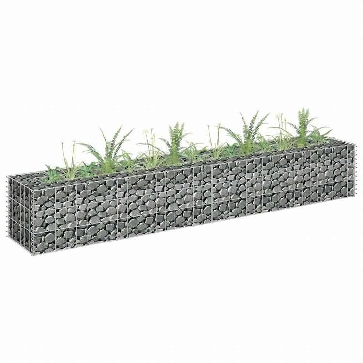 vidaXL カビオン レイズドベッド 亜鉛メッキ鋼製 180x30x30cmホーム&ガーデン 芝&ガーデン ガーデニング 鉢植え・プランター(代引不可)｜リコメン堂ホームライフ館