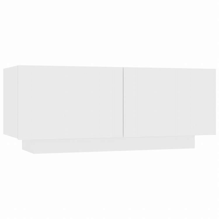 vidaXL ベッドサイドキャビネット ホワイト 100x35x40cm エンジニアリングウッド (804436)家具 テーブル ベッドサイドテーブル(代引不可)|リコメン堂ホームライフ館