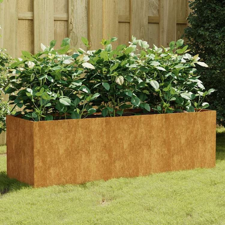 vidaXL ガーデンレイズドベッド 120x40x40 cm コルテン鋼ホーム&ガーデン 芝&ガーデン ガーデニング 鉢植え・プランター(代引不可)