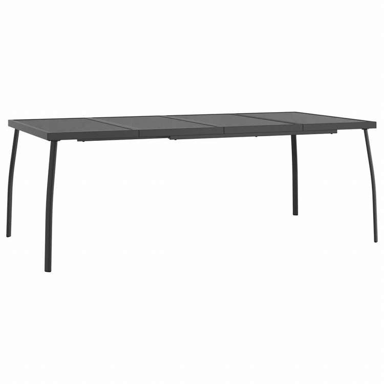 vidaXL 庭園時刻表 アントラシート 200x100x72 糎 スチール写真メッシュ調度品 アウトドア調度品 アウトドア時刻表(代引不可)