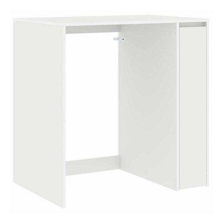 vidaXL 洗濯機キャビネット ストレージ付き ドア付き ホワイト 87 x 60 x 89 cm エンジニアリングウッド 家具 キャビネット&収納(代引不可)【送料無料】