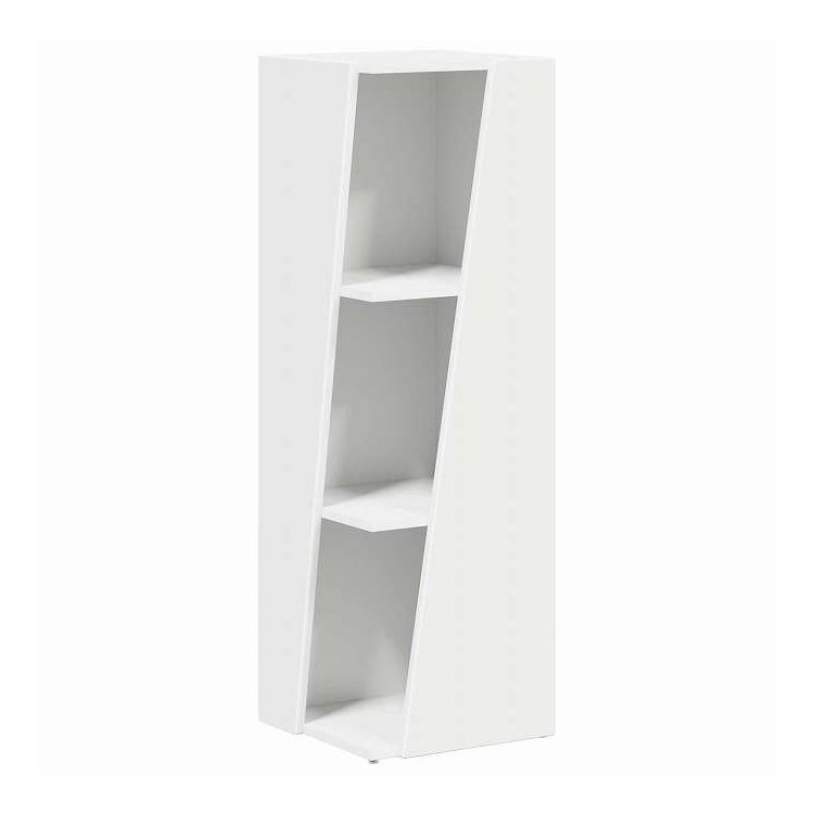 vidaXL サイドシェルフ ホワイト 33 x 32 x 100.5 cm エンジニアリングウッド 家具 棚 本棚・オープンラック(代引不可)|リコメン堂ホームライフ館