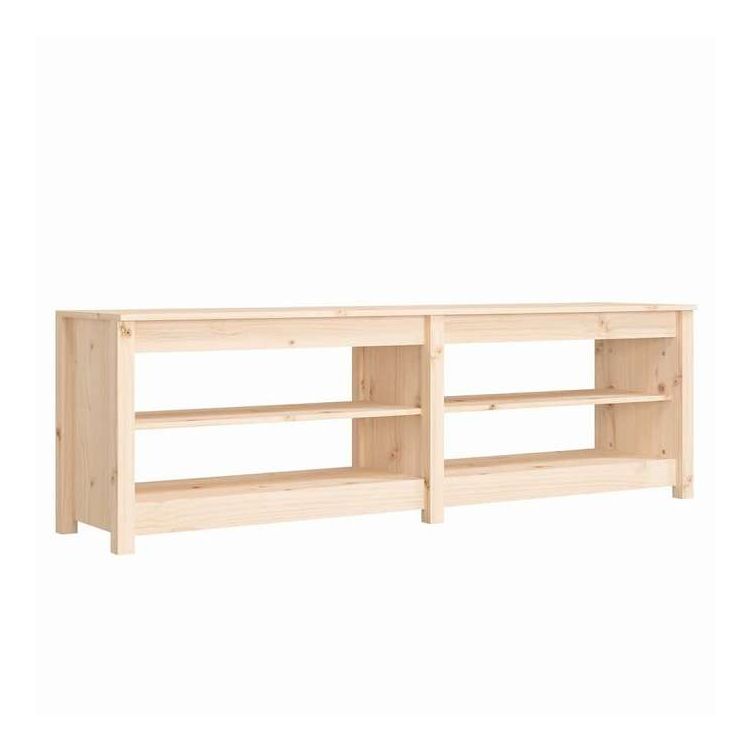 vidaXL シューベンチ 160x36.5x50 cm 無垢材 パイン材 ホーム&ガーデン 家事用品 収納&オーガナイザー 衣類・ワードローブ収納 シューズラック・整理収納(代引不可)【送料無料】 14,053円