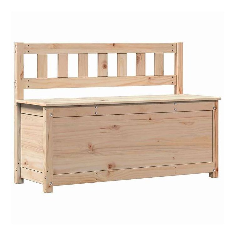 vidaXL ベンチ 110x41x76,5 cm 無垢材 パイン材 家具 ベンチ(代引不可)|リコメン堂ホームライフ館