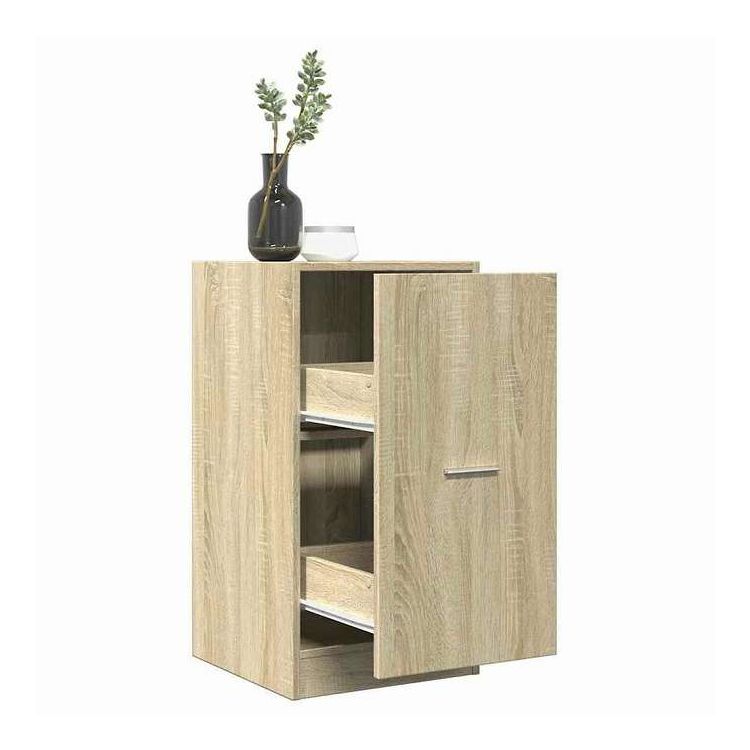 vidaXL 薬局キャビネット ソノマオーク 40x41x77,5 cm エンジニアードウッド 家具 キャビネット&収納 収納キャビネット・ロッカー(代引不可)【送料無料】