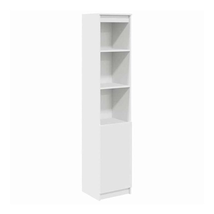vidaXL ハイボード ホワイト 37.5x35x180 cm エンジニアードウッド 家具 キャビネット&収納 サイドボード(代引不可)【送料無料】
