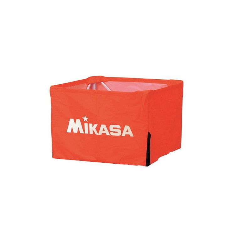 ベンチ 収納付 MIKASA（スポーツ） ミカサ MIKASA 器具 ボールカゴ 箱型・中 フレーム・幕体・キャリーケース3点セット BCSPS  カラー レッド