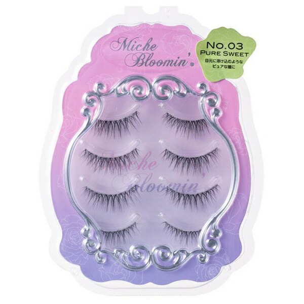 コスメつけまつげ新発売【2個セットミッシュブルーミンつけまつげ4ペアNo.31~No.41】MicheBloomin'EYELASH選べる2個セットつけまつげ