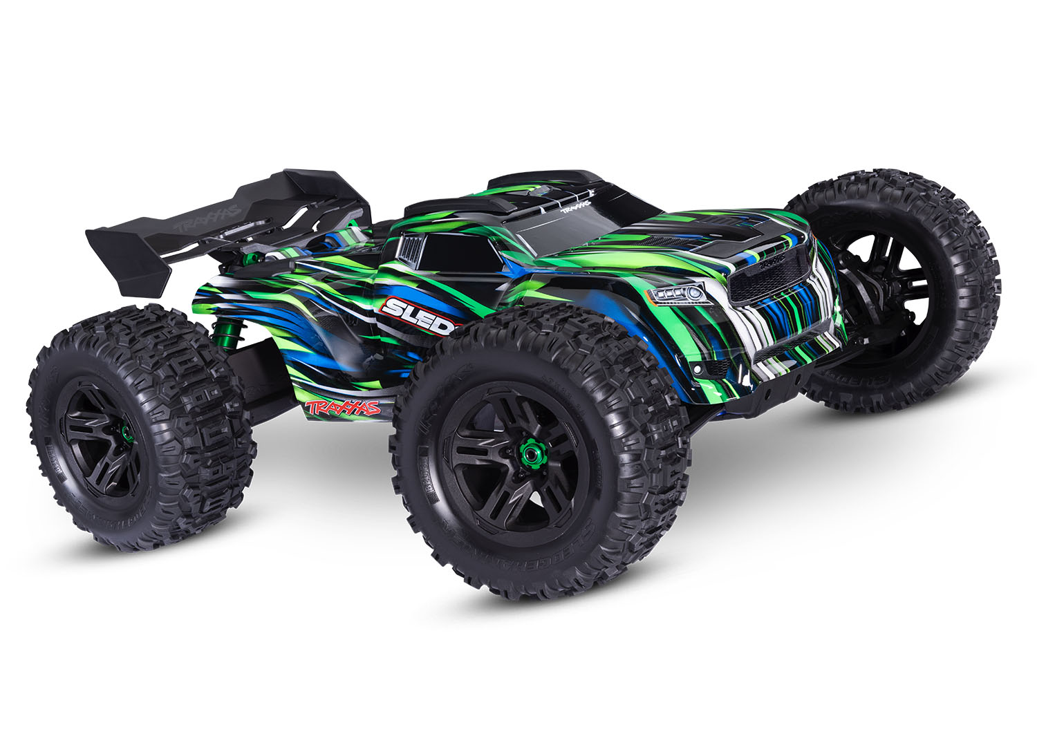 トラクサス Sledge BELTED RTR ベルト付きタイヤ 6S 4WD　ブラシレス 1/8 モンスタートラック　VXL-6s 　TQi2.4GHzプロポ付き