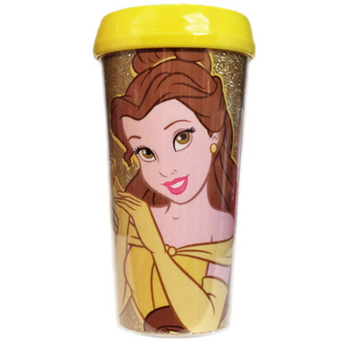 ディズニー 美女と野獣 ベル グリッタートラベルマグ タンブラー DISNEY 【Silver Buffalo】画像