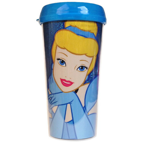 ディズニー シンデレラ グリッタートラベルマグ タンブラー DISNEY 【Silver Buffalo】画像