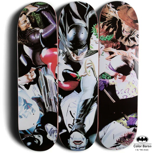 楽天市場】Color Bars × DC Comics Sway With Me Skateboard Set