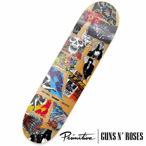 【楽天市場】PRIMITIVE × GUNS N' ROSES SUNSET TEAM Deck MULTI スケートボードデッキ ガンズ ...