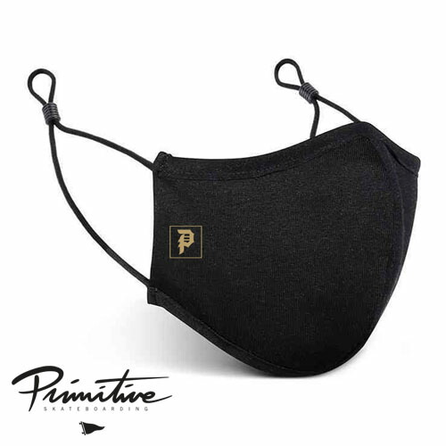 楽天市場 Primitive Standard Issue Mask Black 抗菌フェイスマスク スタンダード ブラック ファッション プリミティブ アルミ製ノーズブリッジ ブランド アールデリュージョン