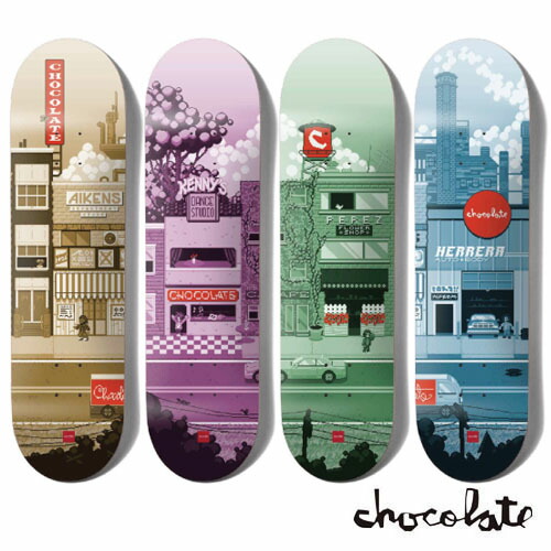 chocolate スケートボード デッキ 8.125インチ】CHOCOLATE(チョコレート) - RED SQUARE 〈2024年冬