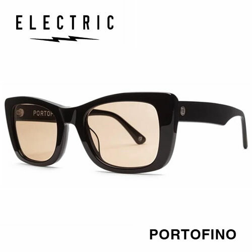 ELECTRIC PORTOFINO サングラス グロスブラック AMBER 特製ハードケース付き ファッション エレクトリック グッズ PORTFINO｜アールデリュージョン
