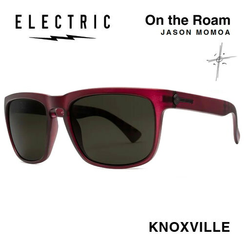ELECTRIC × ON THE ROAM Jason Momoa KNOXVILLE 偏光サングラス ボアーズブラッドレッド GREY POLAR ファッション エレクトリック オンザローム OTR グッズ|アールデリュージョン