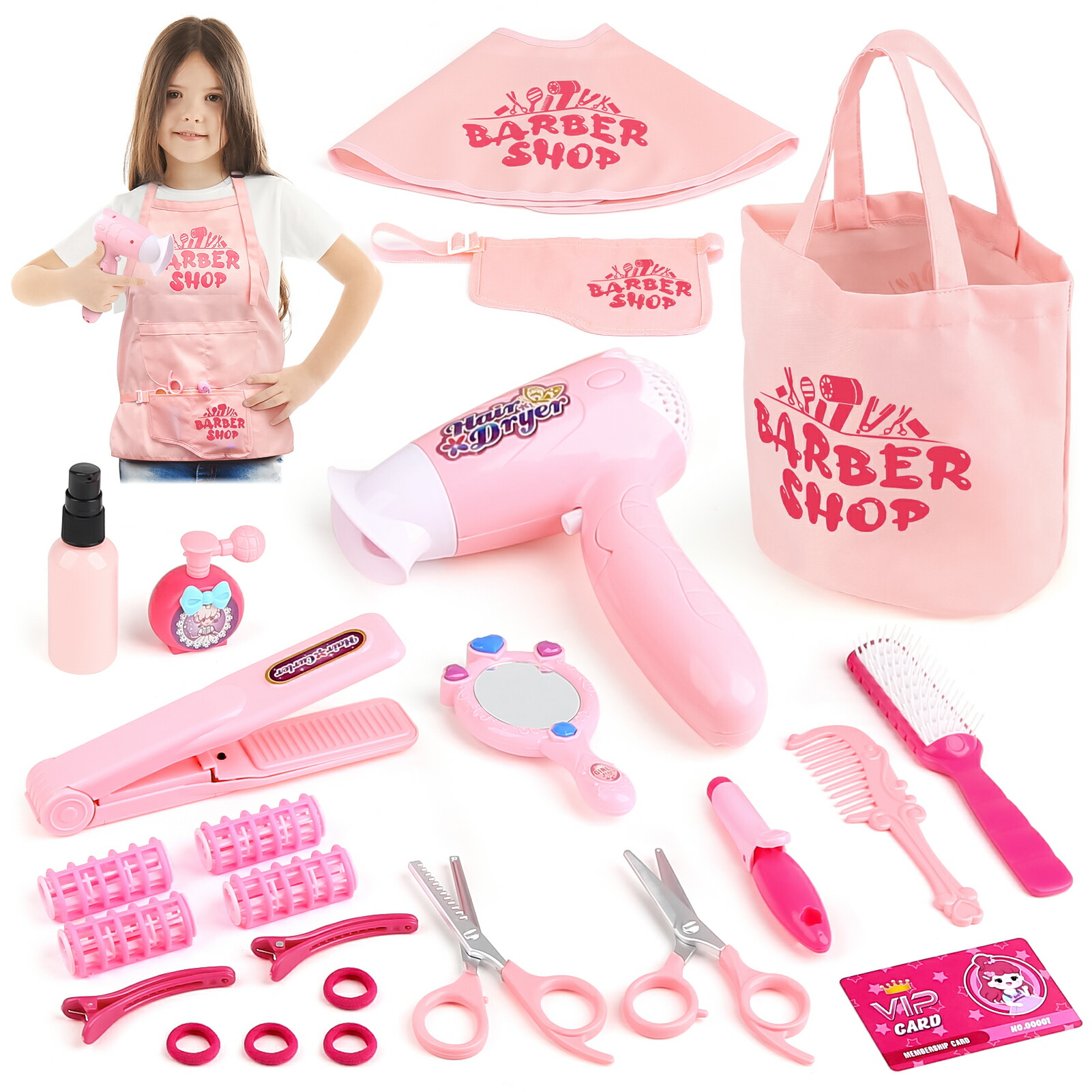 楽天市場】ままごとセット 美容師 ごっこ 美容師 おもちゃ 女の子 理髪
