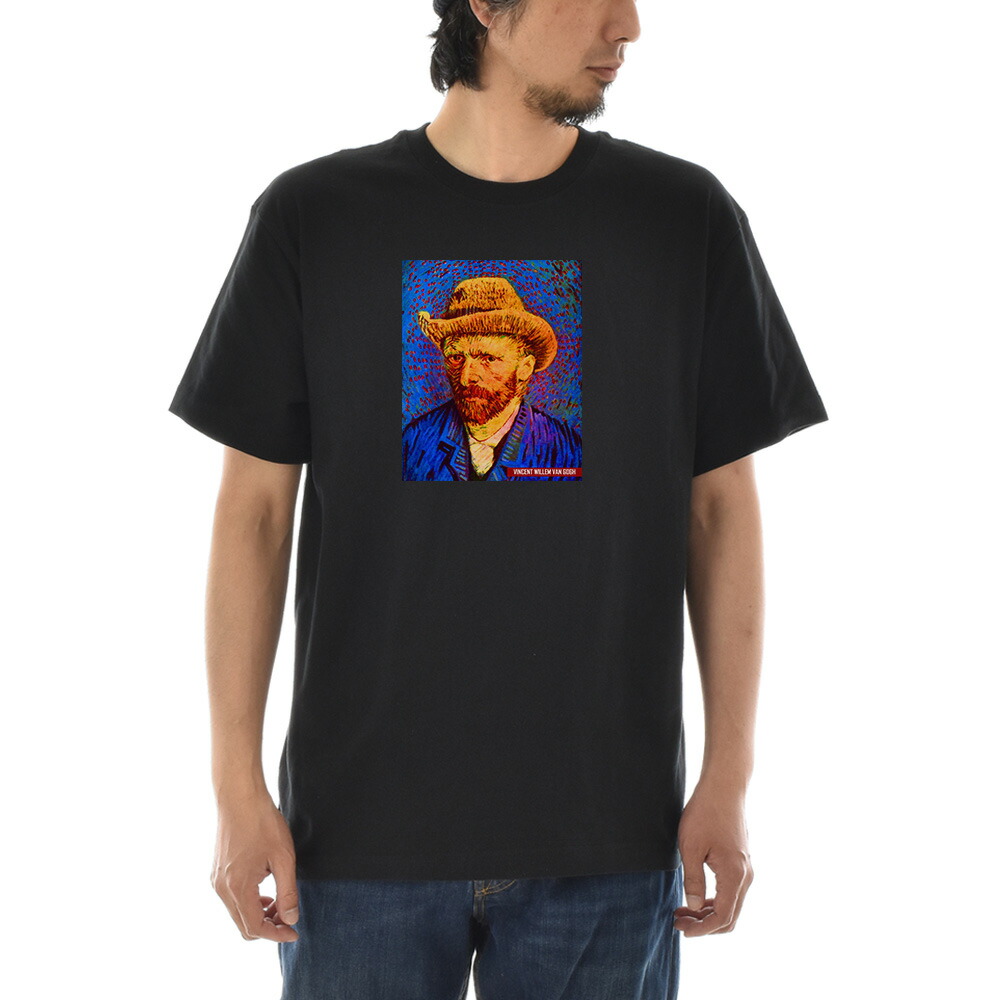楽天市場】【半袖 アートTシャツ】ゴッホ Tシャツ 自画像 1887-88年冬