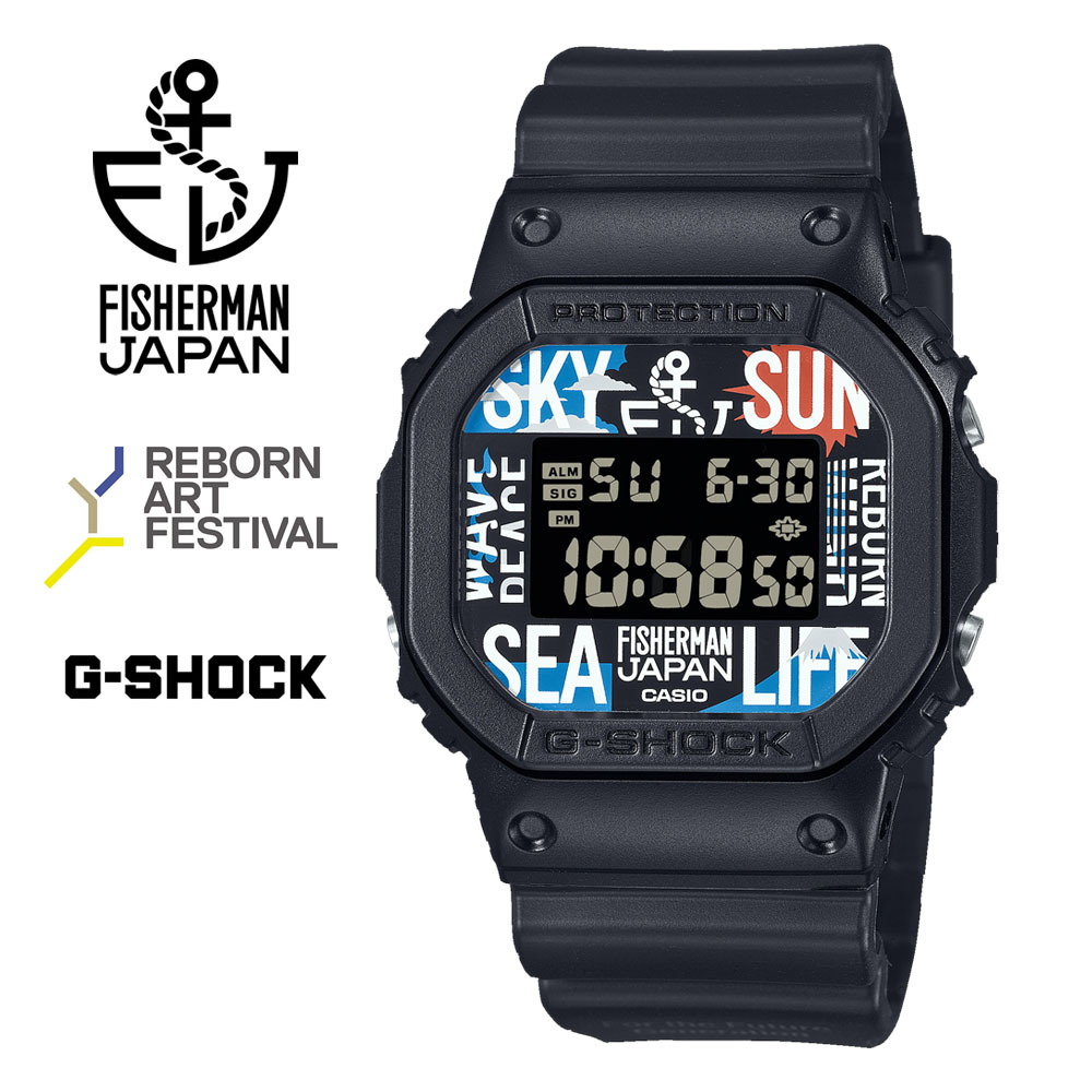 DW-5600PR-4JR Parraコラボモデル G-SHOCK CASIO G-Shock Square 'Orange' DW-5600PR-4JR