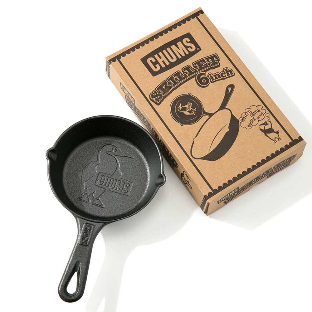 【楽天市場】【31%OFFセール】チャムス CHUMS スキレット 6インチ 調理器具 クッキング用具 アウトドア キャンプ ソロキャンプ