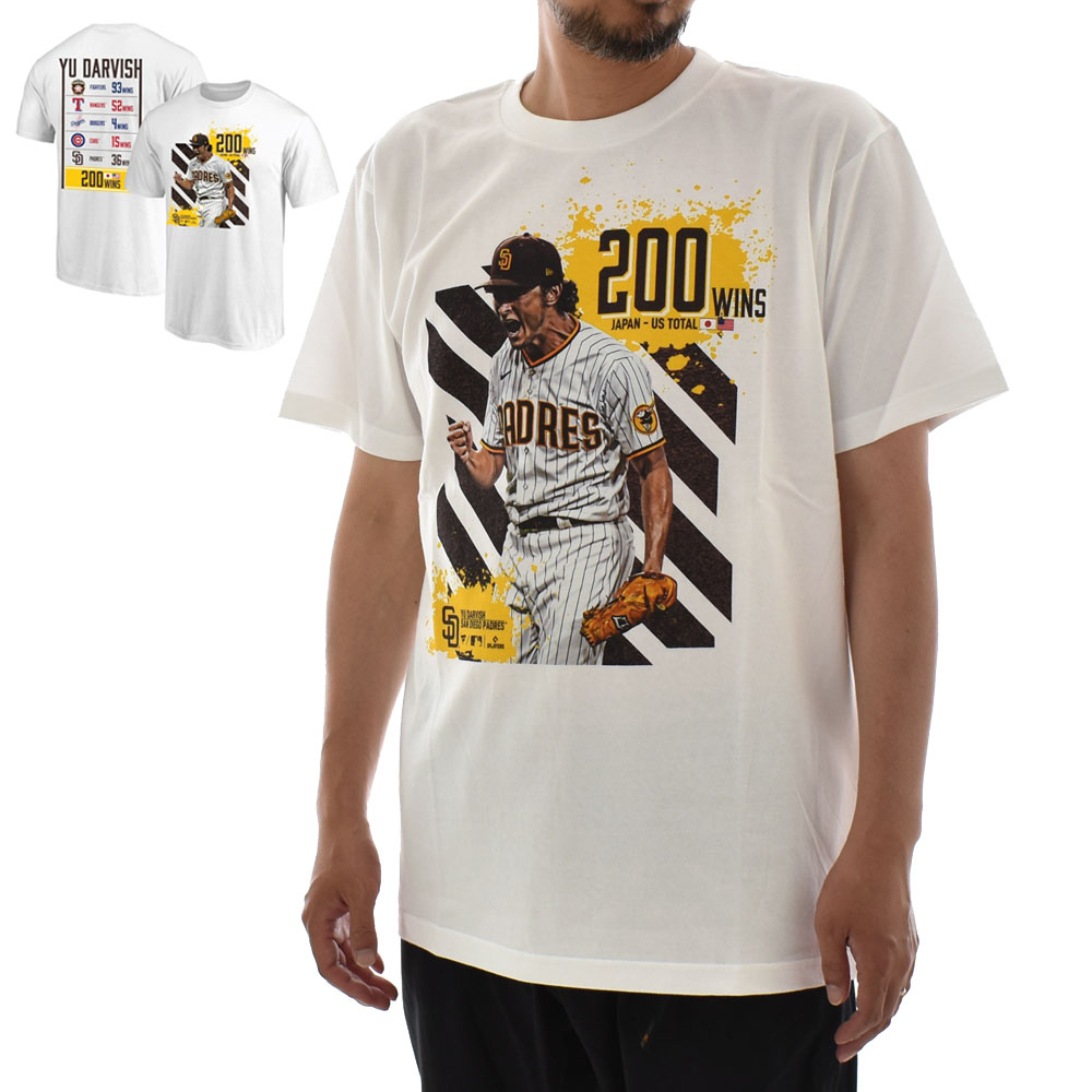 ダルビッシュ有選手 200勝 Tシャツ Lサイズ ダルビッシュ有200勝 記念プリントTシャツ: 特殊企画