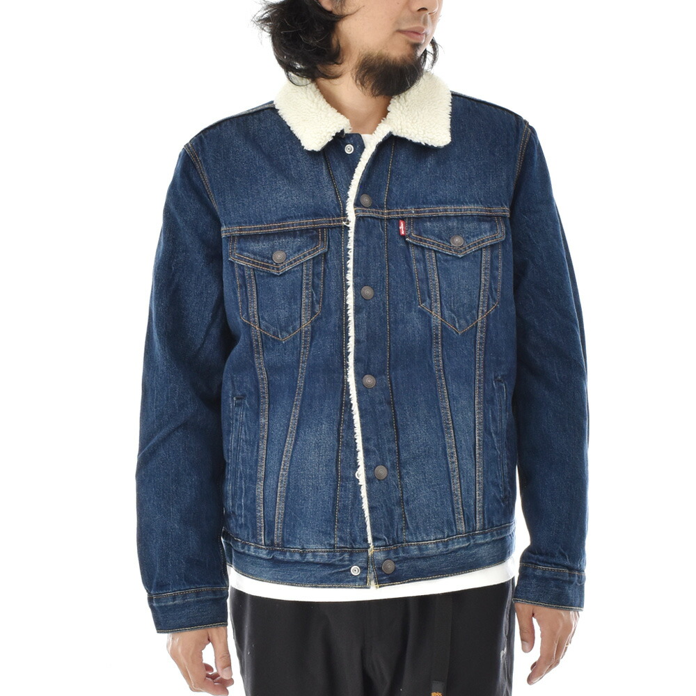 levis denim jacket mens sherpa
