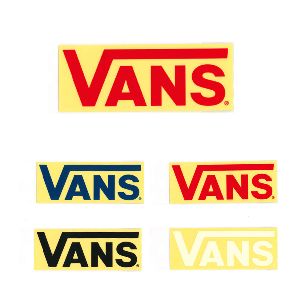 楽天市場 バンズ ヴァンズ Flv ロゴ ステッカー スモール 小 Vans Flv Logo Sticker Large ブラック レッド ネイビー ホワイト 黒 赤 紺 白 バンパーステッカー スケート スノーボード サーフィン Masa Nagoya