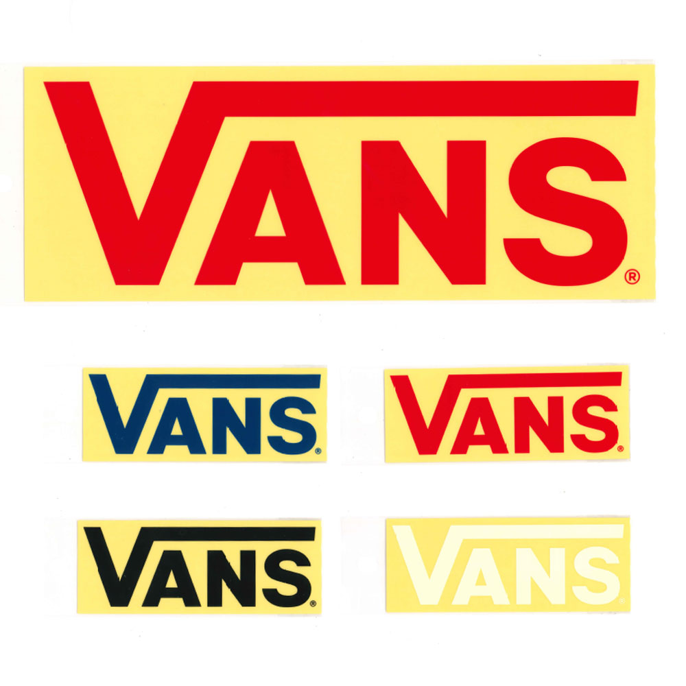 バンズ VANS ステッカー 2枚組 レッド ピンク - 通販 - hipssister.com.au