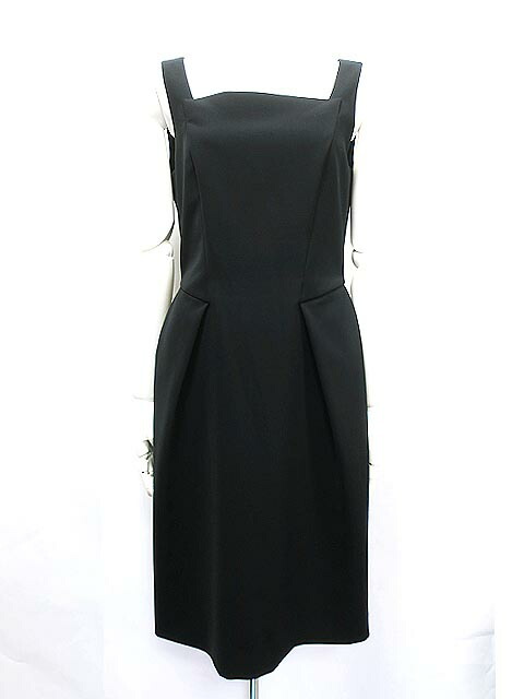 レディースファッション ワンピース 定番 ノースリーブ 秋 春 レディース ワンピース フォクシーニューヨーク York New 中古 Foxey ブラック 送料無料 人気ブランド 膝下丈 M サイズ40 Alibunar Org Rs