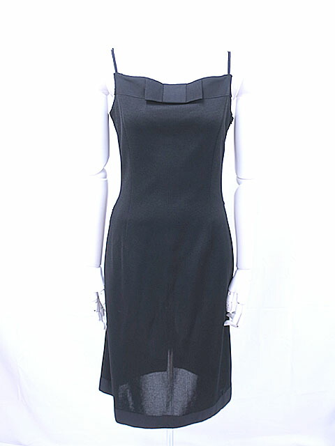 楽天市場 Foxey フォクシー ワンピース キャミソールワンピース メッシュ リボン ブラック サイズ 40 日本製 レディース 送料無料 中古 リサイクルブティックabc