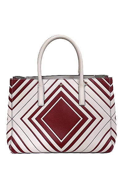 【中古】ANIYA HINDMARCH アニヤハインドマーチ バッグ ハンドバッグ レディース ベージュ×エンジ レザー 柄 25,582円