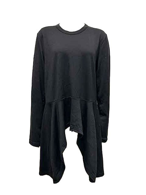 【中古】COMME des GARCONS コムデギャルソン トップス レディース ブラック アシンメトリー GL-T009 Lサイズ｜リサイクルブティックABC