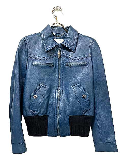 楽天市場】【中古】COACH 33779 ライダースジャケット ブラウン 革