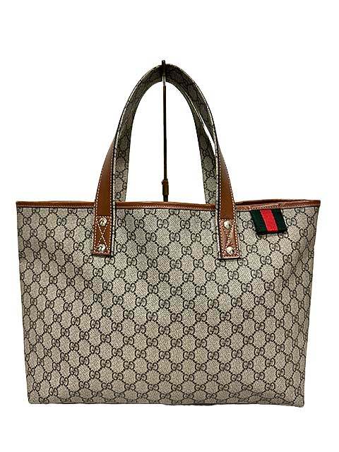 【中古】【難あり】GUCCI グッチ バッグ トートバッグ GGプラス PVC 211134 493075 レディース｜リサイクルブティックABC