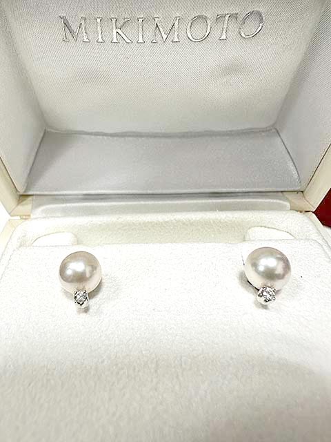 MIKIMOTO ミキモト ベビーパール ピアス K18WG 楽天市場】ミキモト ベビーパール 真珠 ピアス K18ホワイト