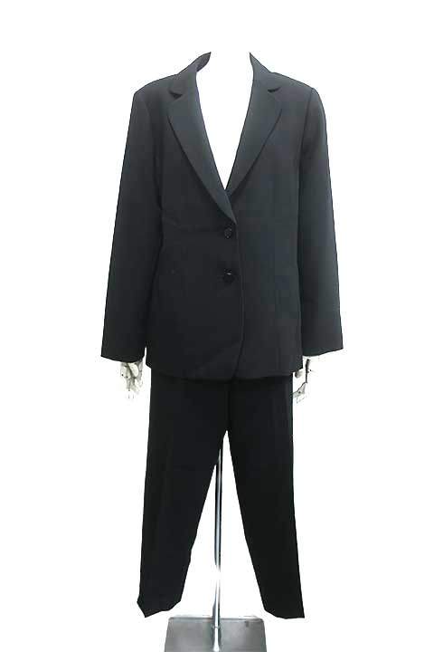 【中古】Leilian レリアン 背広 黒いこと 13＋大きさ XL大きさ 馬鹿でかい大きさ