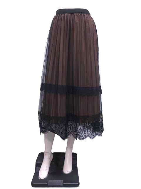 楽天市場】OBLI ピンクチュールスカート ピンク 0 '22年 完売商品