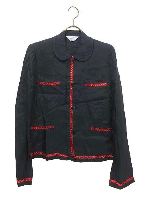 【中古】robe de chambre COMME des GARCONS ローブドシャンブル コムデギャルソン　ブラック　レッド