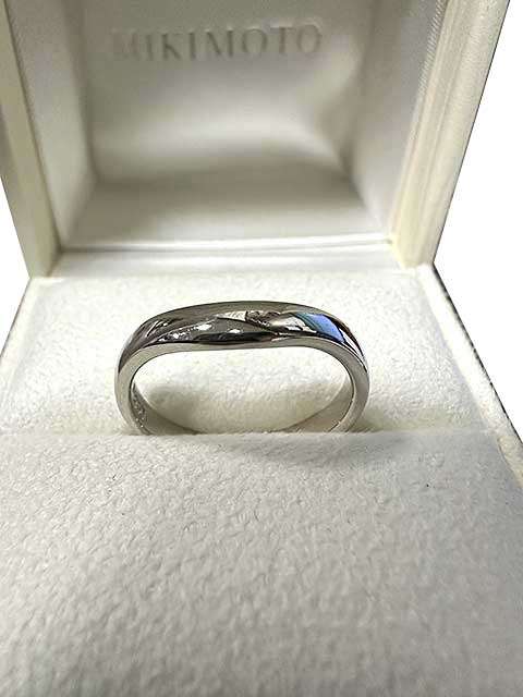 【中古】MIKIMOTO　ミキモト　リング　♯14　PT950　プラチナリング　約5.1g