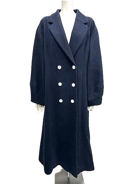 【中古】Leilian：EZUMI レリアン コート ロング ダブルロングコート 日本製 レディース サイズ13＋