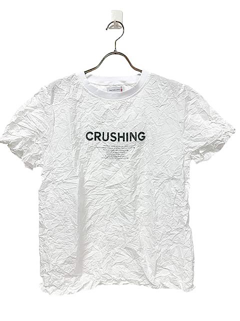 【新古品】【未使用】MAISON SPECIAL メゾンスペシャル トップス CRUSHING Washer Tシャツ レディース