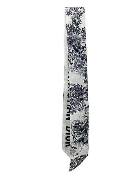 【中古】Christian Dior クリスチャンディオール 小物 ミッツァスカーフ トワル ドゥ ジュイ ソヴァージュ シルクツイル レディース